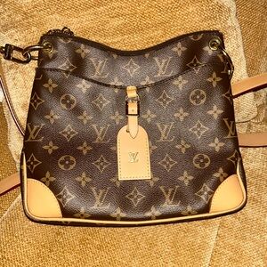 Authentic Louis Vuitton Odeon PM Monogram Shoulder Bag